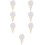 7 Tragbares Spiegel Set Wohnaccessoires Klar 11