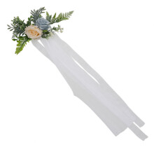 4Stk. Hochzeitsstuhl Blumen Gang