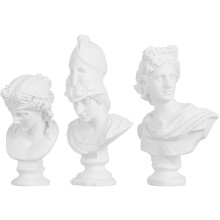 9- . Gipsbüsten-Statuen, Figuren, Fotoprop, Skulpturen-