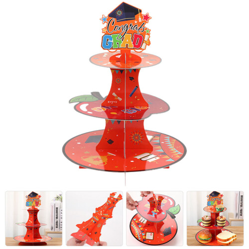 Dekorativer Cupcake- Kuchen Dessert Tablett Multi 1 Set 1