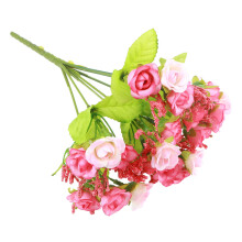 Kunstpflanze Einzelne Kunstblumen Haushalt Individuell Rose