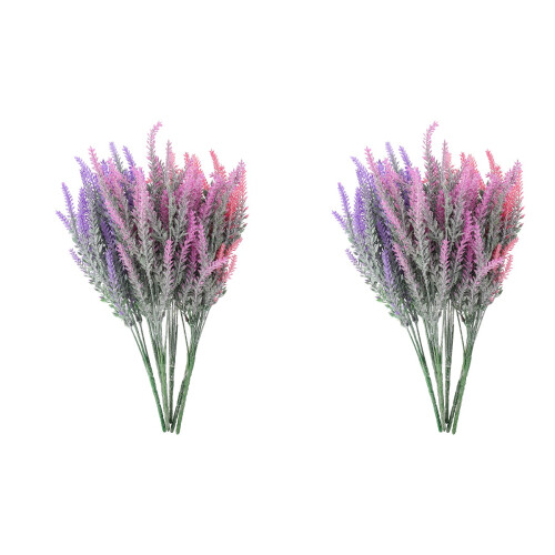 12 Kunststoff Blumen Lavendel Home Abendparty 2