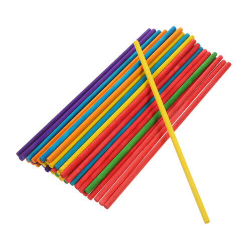 100Stk Runde Holzstäbchen Für Bastelarbeiten 2