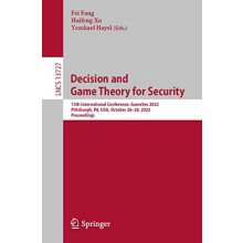 Decision and Game Theory for Security Paperback Book