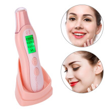 Digitaler LCD-Hautfeuchtigkeitsmesser: Pink Water Oil Analyzer