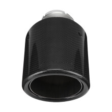 Carbon-Faser-Stil Auto-Auspuffblende 54-101mm Einzel-Ausgang