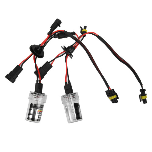 6000K 35W HID Headlight Bulb 9006 Socket White for 12V Vehicles 1
