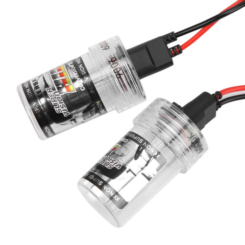 6000K 35W HID Headlight Bulb 9006 Socket White for 12V Vehicles 2