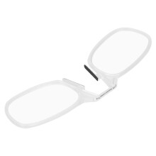 Blaulichtblockierende Klammer-Nasen-Lese Brille +250 Transparent Altersweitsichtigkeit PinceNez