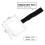 2Pcs Clear Armband ID Holder Adjustable PVC Badge with Hook Strap 1