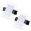 2Pcs Clear Armband ID Holder Adjustable PVC Badge with Hook Strap 2