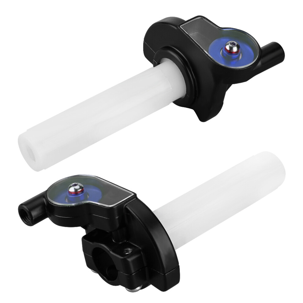 22Mm Motorcycle Handlebar Throttle Grip With Roller For Dirt Bikes Blue 7891359475020