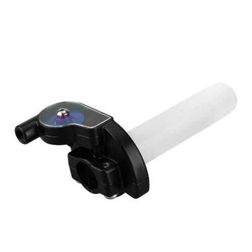 22mm Motorcycle Handlebar Throttle Grip with Blue Roller for Dirt Bikes 2