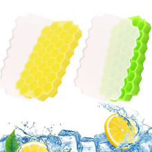 Geruchsneutrale, BPA-freie Silikonform mit Wabenstruktur für Cocktails, gefriergeeignet, spülmaschinenfest, stapelbar