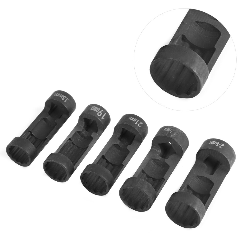 5Pcs Aluminum Strut Nut Socket Set 18Mm-24Mm For Hex Wrench 6496 3751359475984