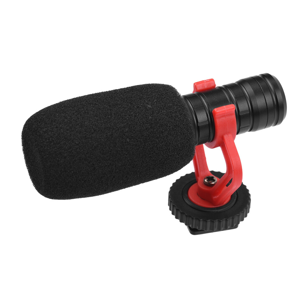 Andoer Cardioid Condenser Microphone With Anti-Shock Mount & Windshield, 3.5Mm, Black 3081359476828