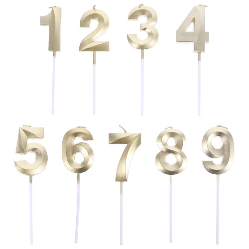 27 3D Geburtstagskuchen Zahl 1-9