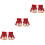 3 Paar Kinder Winddichte Halbfingerhandschuhe 6