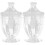 2 Stks Transparante Snoepcontainer Gedroogd Fruit Chocolade Houders 3