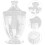 2 Stks Transparante Snoepcontainer Gedroogd Fruit Chocolade Houders 9