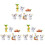 Pack Garten Ornament Cartoon Koala Figuren Accessoire 2