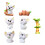 Pack Garten Ornament Cartoon Koala Figuren Accessoire 11