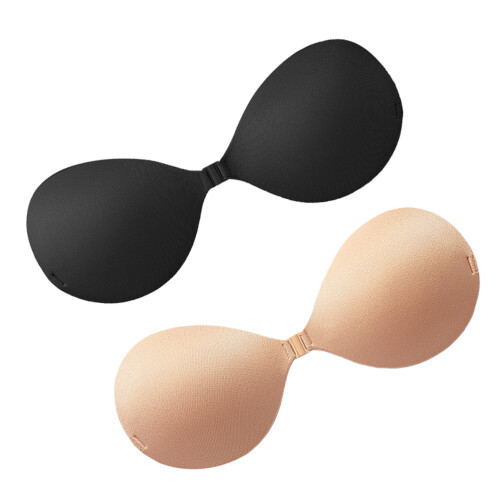 Set van 2 strapless trouwjurk , push-up, siliconen 2