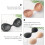 Set van 2 strapless trouwjurk , push-up, siliconen 11