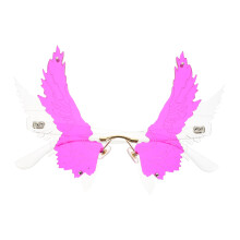 1Paar Partybrille Flügelform ABS Spaßbrille