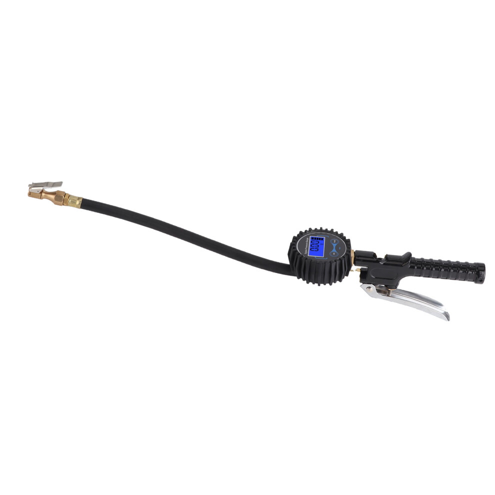 200Psi Lcd Tire Pressure Gauge Inflator Kit For Car Motorcycle Trucks 8421359478197