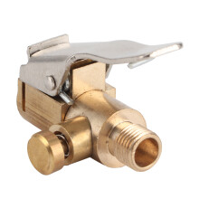 Copper Tire Chuck with Quick-Connect Valve for Easy Inflation/Deflation