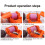 Portable Drill Bit Sharpener, Orange, 2-12.5mm Twist Grinder 9