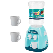 (Blue)Electric Fun Water Dispenser Girl Play House Kitchen Small Appliance Toy