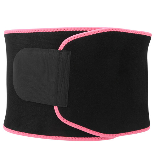 Exercise Waist Protector Belt, Neoprene Fit, Rose, M