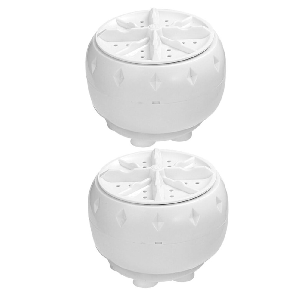 Mini Portable Automatic Washing Machine 2 Pack Suction Cup USB Powered Tabletop Washer Deep Cleaning-image-OPC-PMTSS9Q-NEW