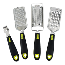 Robuuste roestvrijstalen rasp, vlijmscherp mes voor moeiteloos raspen, antislipvoet voor stabiliteit tijdens gebruik, vaatwasmachinebestendig en