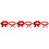3 Sets Strumpfbänder -Beinschmuck Oberschenkelbänder 4