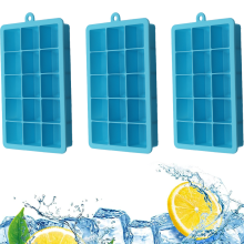 Flexible Eiswürfelform aus Silikon, leicht zu entnehmen und robust, ideale Größe für Zuhause und die Bar, wiederverwendbar und BPA-frei,