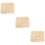 Pack Monats Holzspäne Karten Baby 10