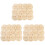 Pack Monats Holzspäne Karten Baby 3