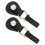 2 Stuks Jurk Metaal Hoorn Knop 10