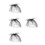 4 Pretty Haarspeld Sluier Bruid Decor 7