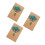 3 Stuks 3D Gedroogde Vouwkaarten 6
