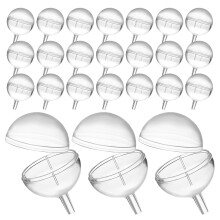 50 Schokoladenverpackung Lutscher Blumenstrauß Halter Transparent