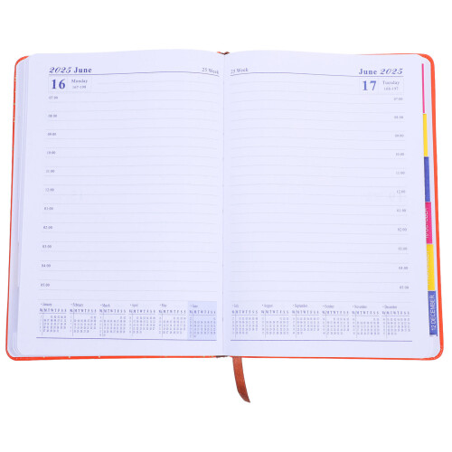 Day Planner 2025 Wekelijks Maandelijks Draagbaar Schema