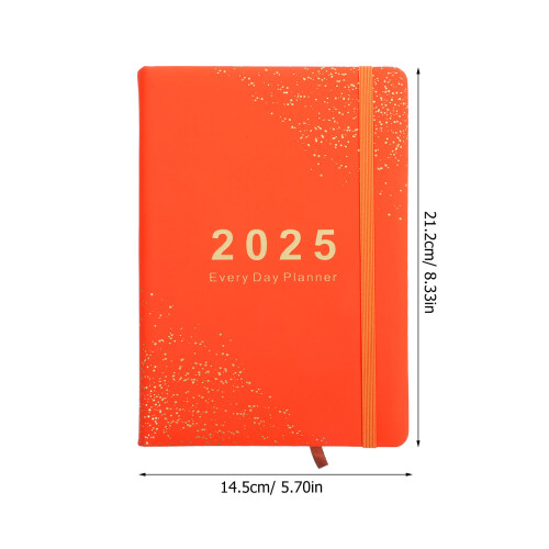 Day Planner 2025 Wekelijks Maandelijks Draagbaar Schema 2