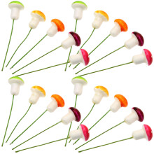 80 garten deko, mini schaumpilze, realistisch