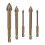 High Performance Multi Functional Drill Bit For Glass And Tile Applications 312mm Length 3mm 2