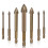 High Performance Multi Functional Drill Bit For Glass And Tile Applications 312mm Length 3mm 4