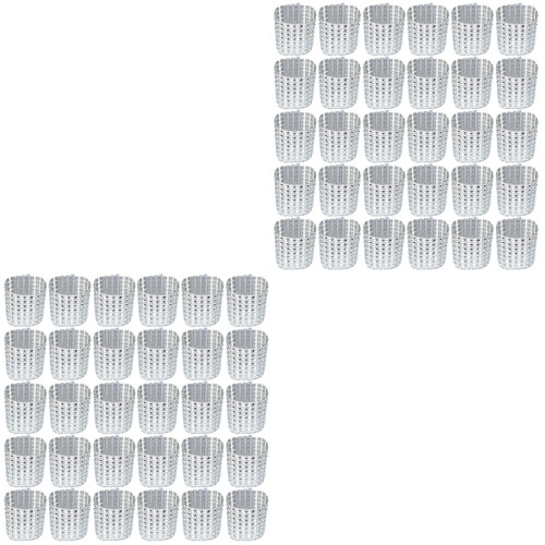 60 Mit 8 Reihen Strass, Silber 2